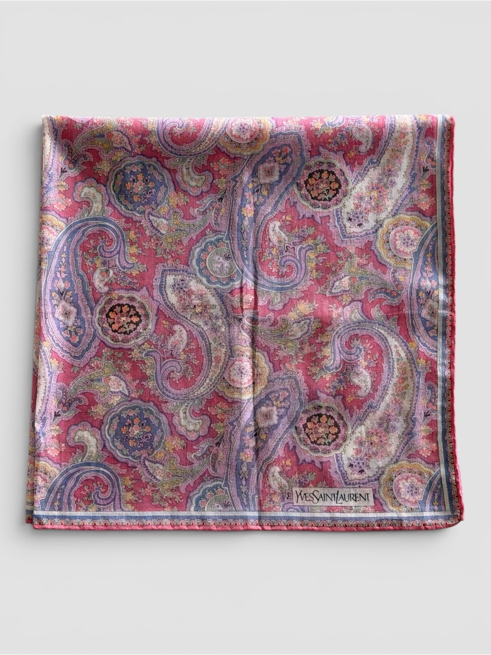 Yves Saint Laurent Cotton Neckerchief/Bandana